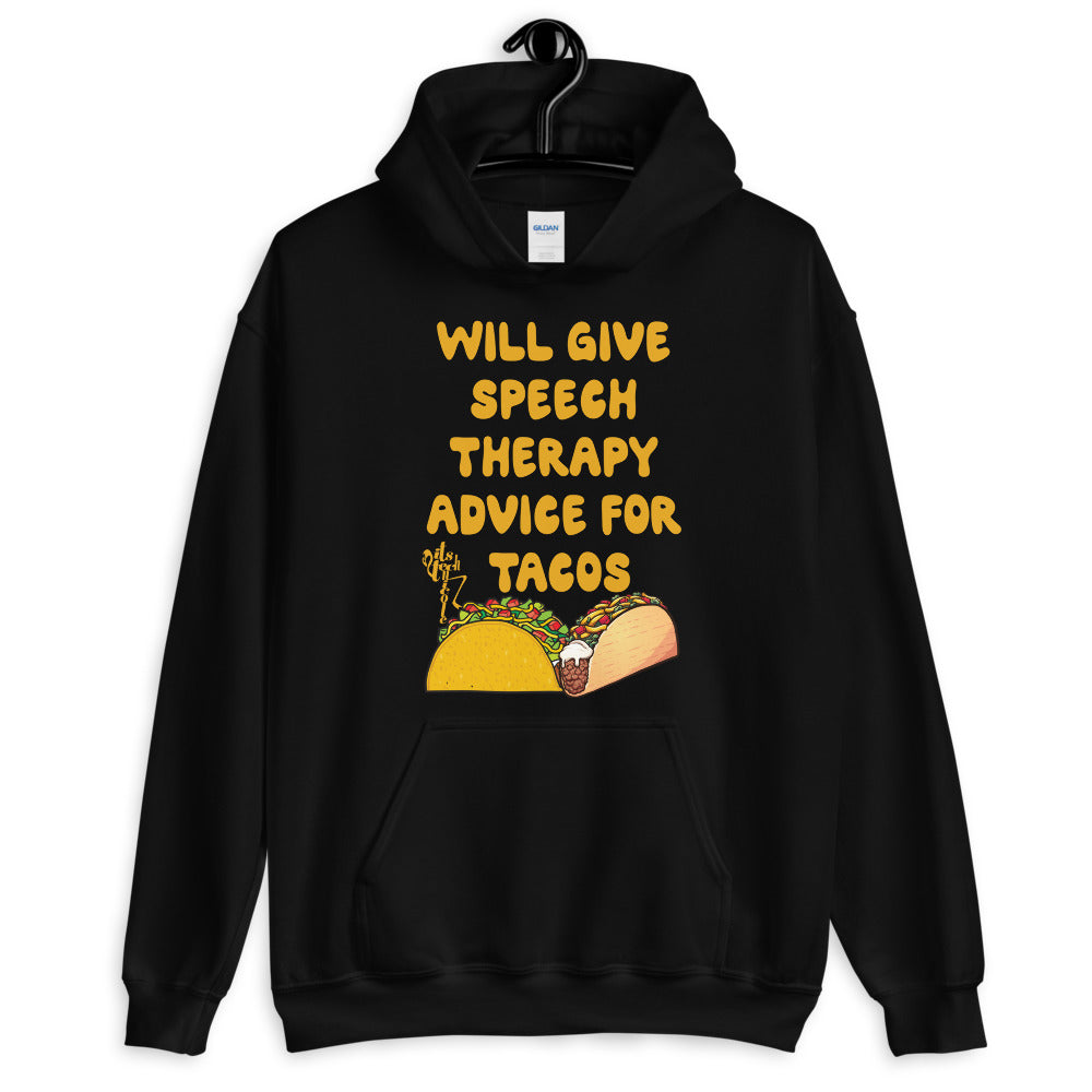 Speech Therapy for Tacos Unisex Hoodie
