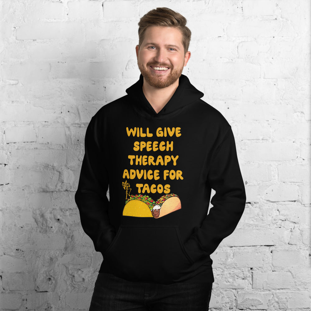 Speech Therapy for Tacos Unisex Hoodie