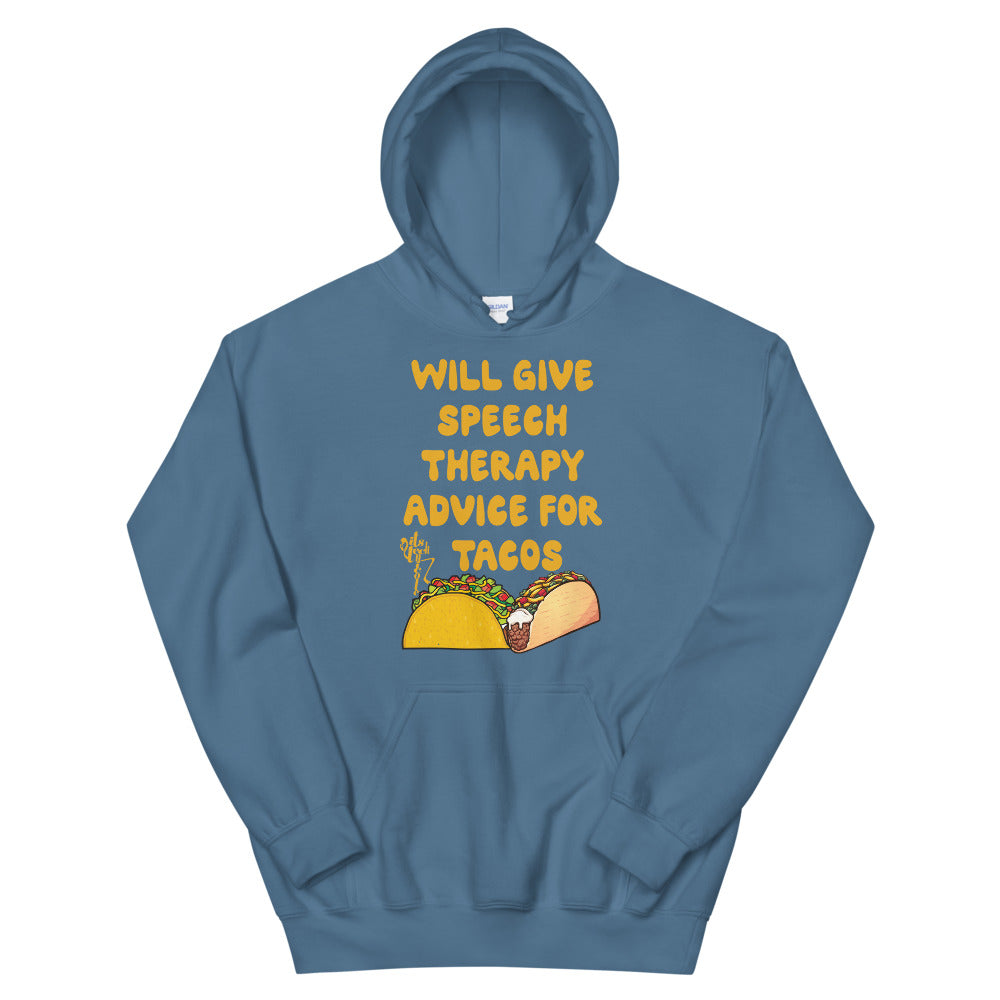 Speech Therapy for Tacos Unisex Hoodie