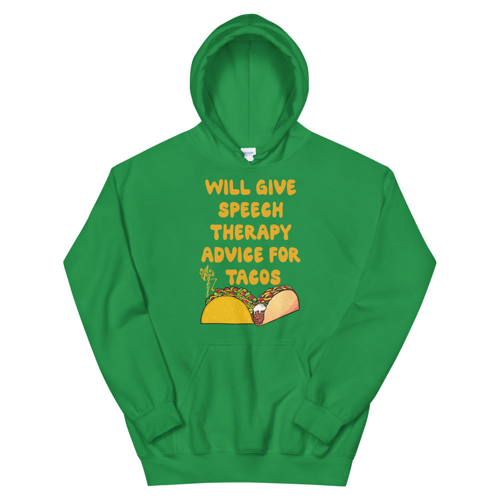 Speech Therapy for Tacos Unisex Hoodie