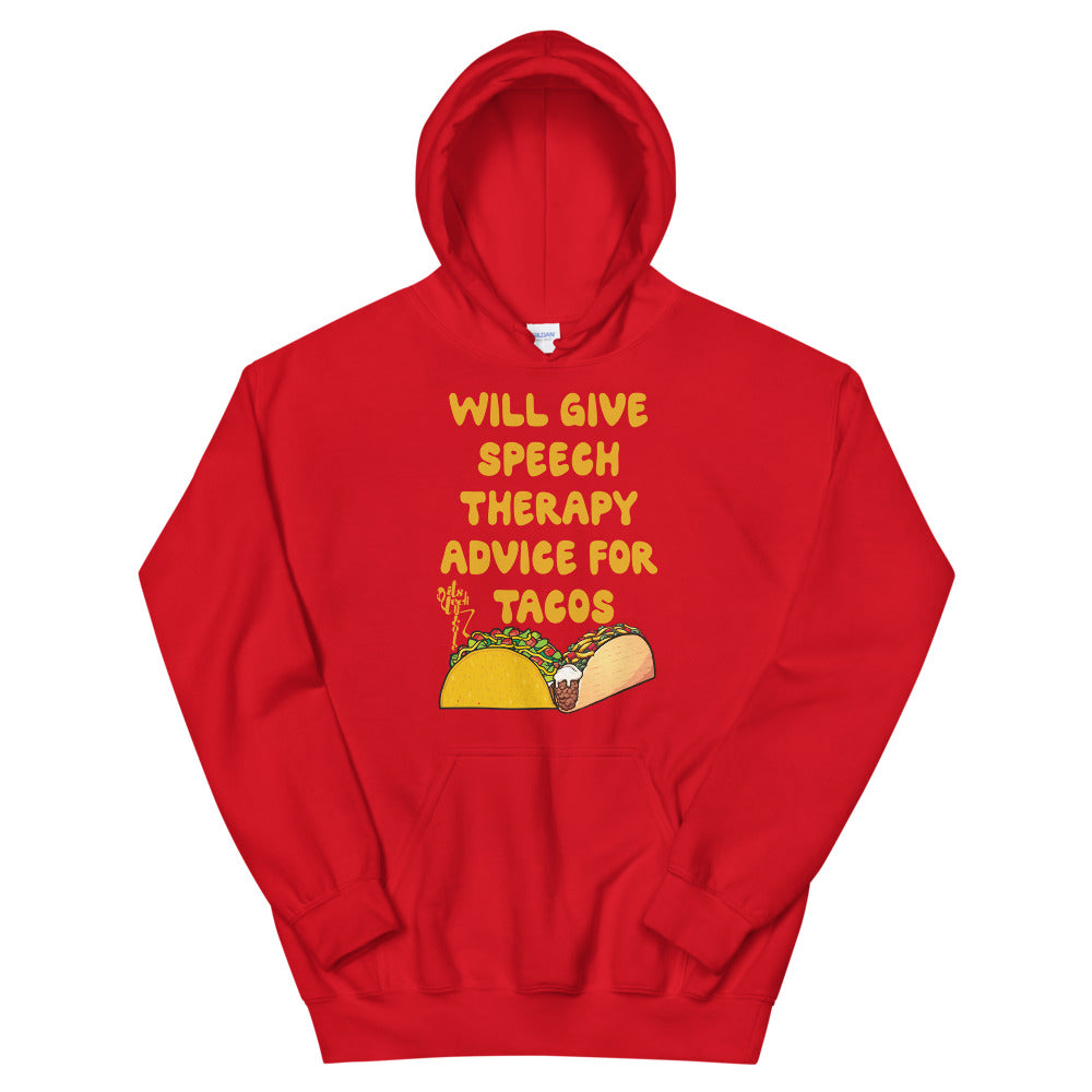 Speech Therapy for Tacos Unisex Hoodie