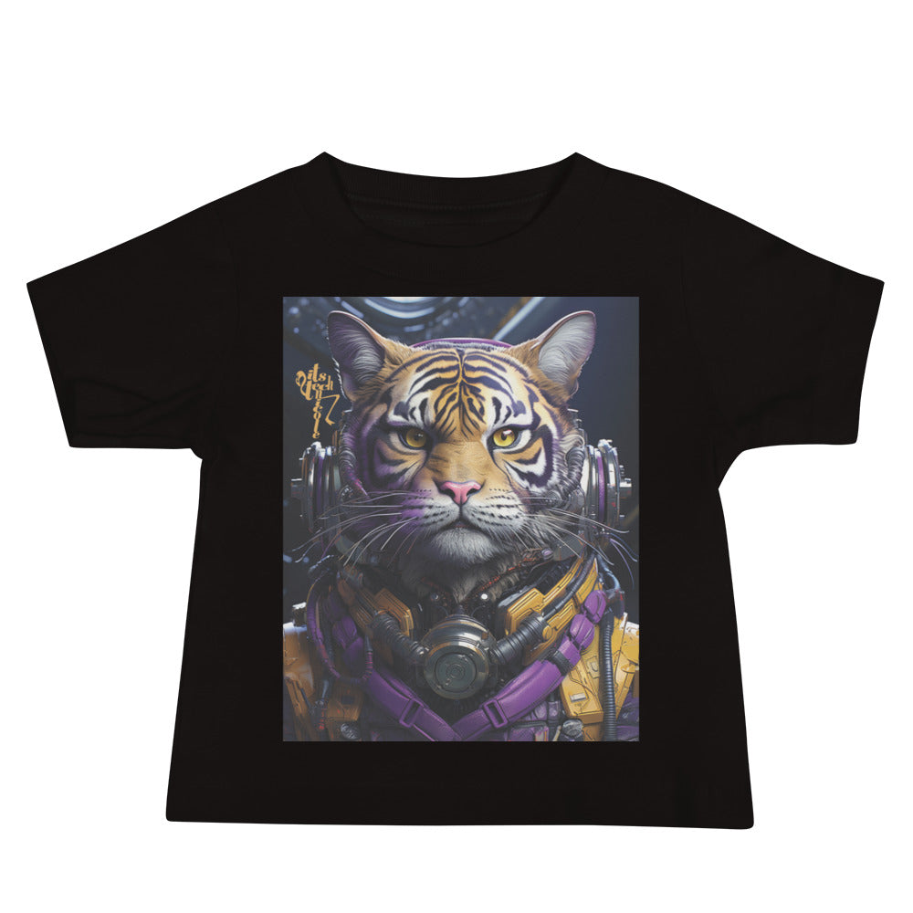 Futuristic Tiger Baby Jersey Short Sleeve Tee