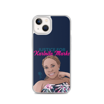 Justice for Karlnita Marks Series 2 iPhone Case