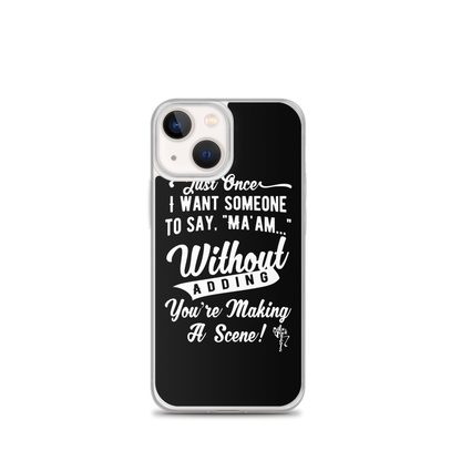 Making a Scene iPhone Case