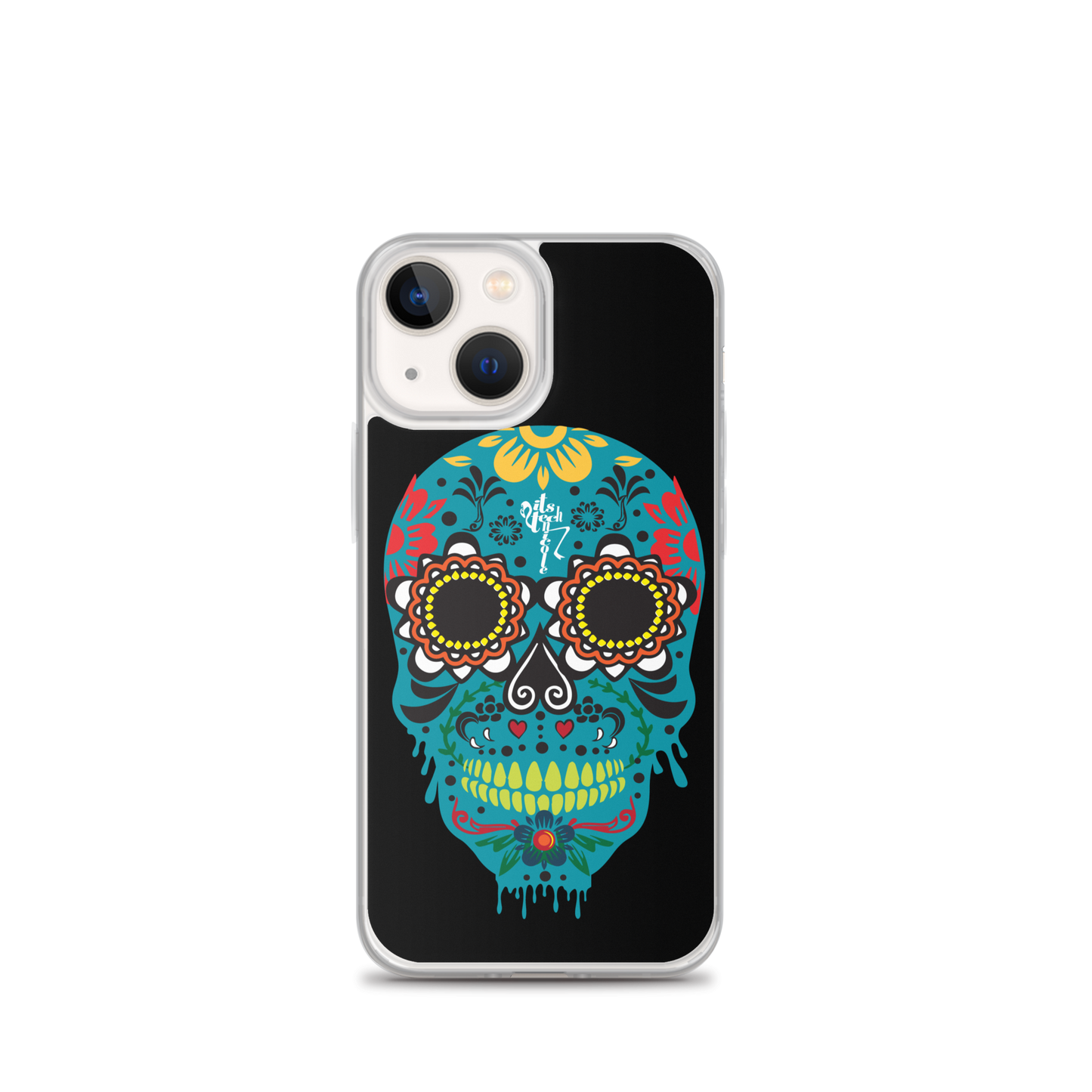 Dia de los Muertos Azul iPhone Case