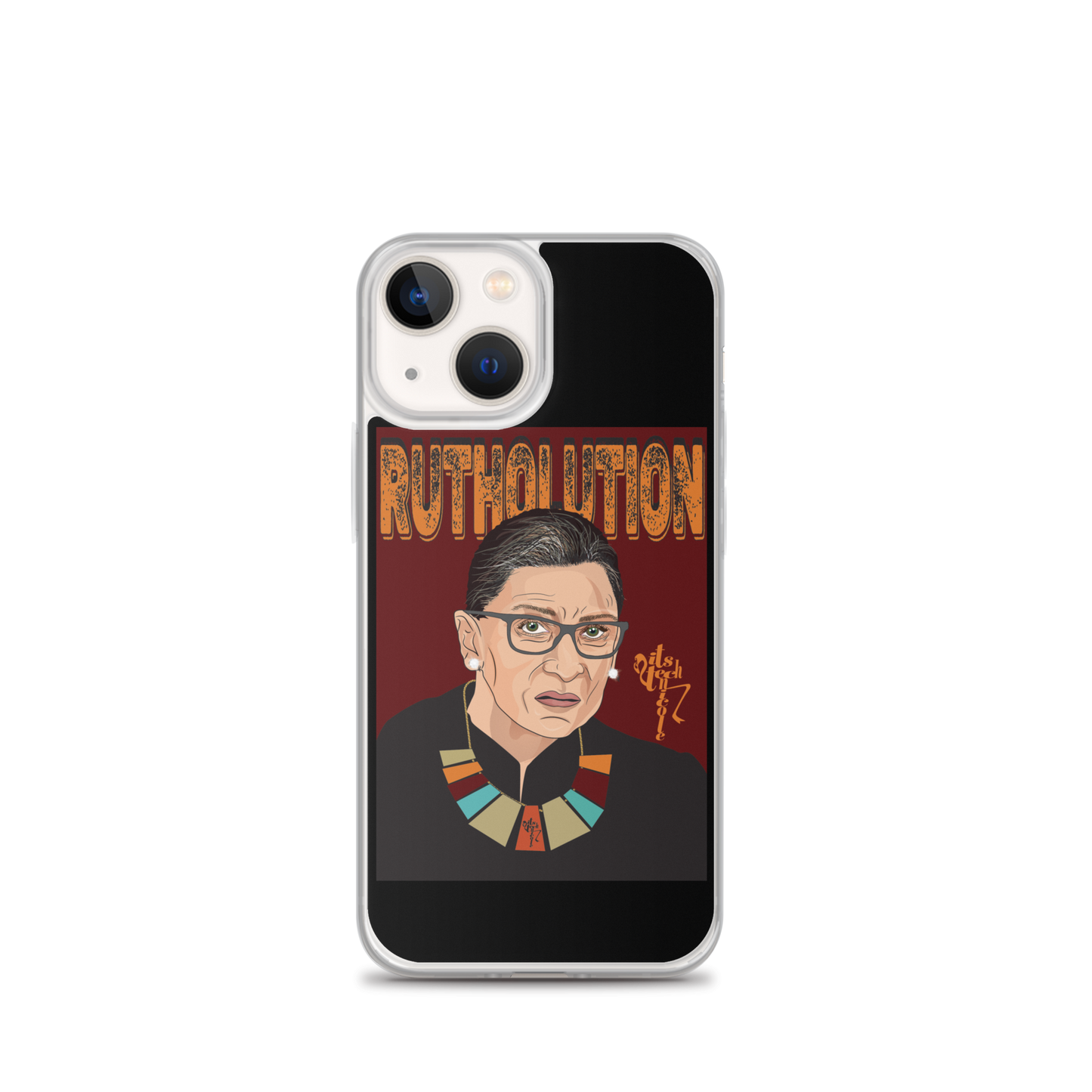 Ruth Bader Ginsburg Tribute Art iPhone Case