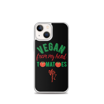 Vegan From My Head Tomatoes iPhone Case
