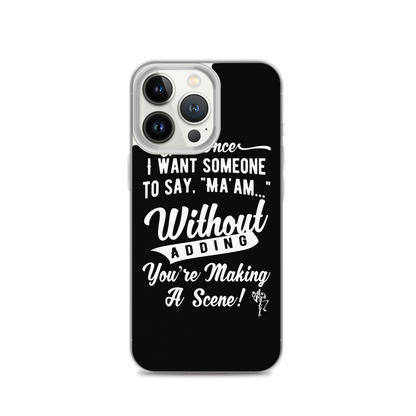 Making a Scene iPhone Case