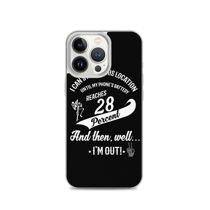 28% Battery iPhone Case