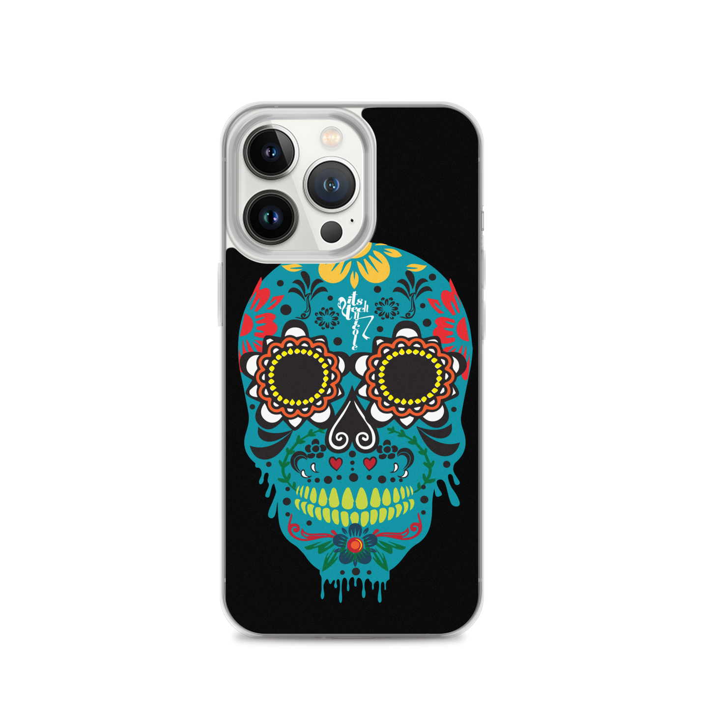 Dia de los Muertos Azul iPhone Case