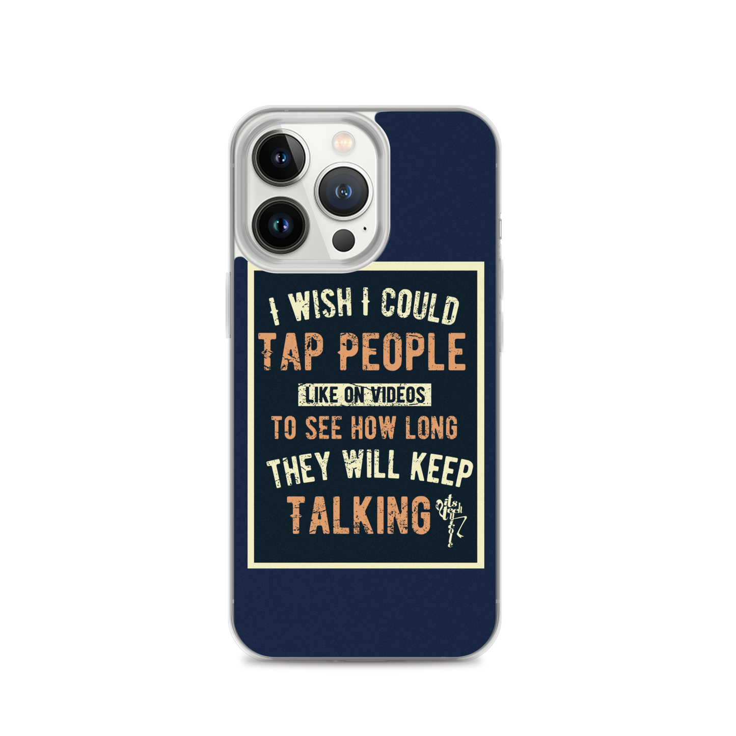 Stop Talking! iPhone Case