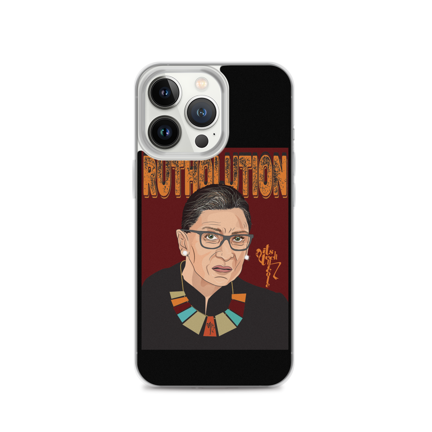 Ruth Bader Ginsburg Tribute Art iPhone Case