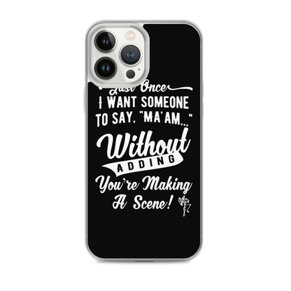 Making a Scene iPhone Case