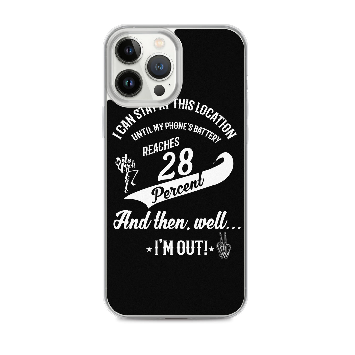 28% Battery iPhone Case