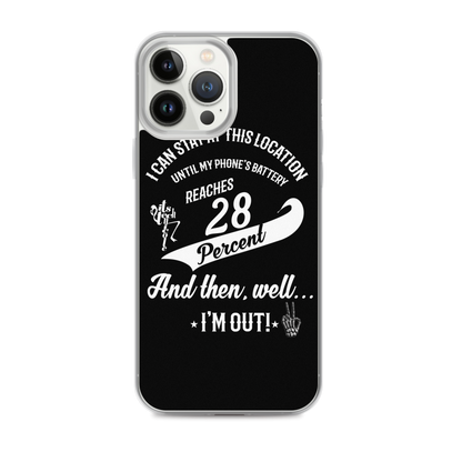 28% Battery iPhone Case