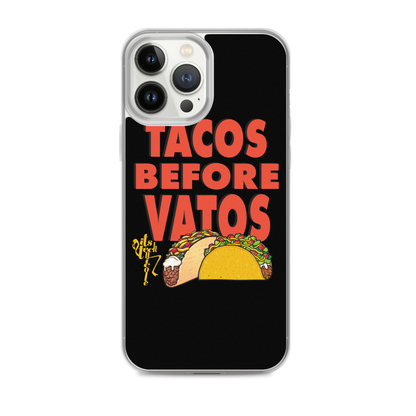 Tacos Before Vatos iPhone Case