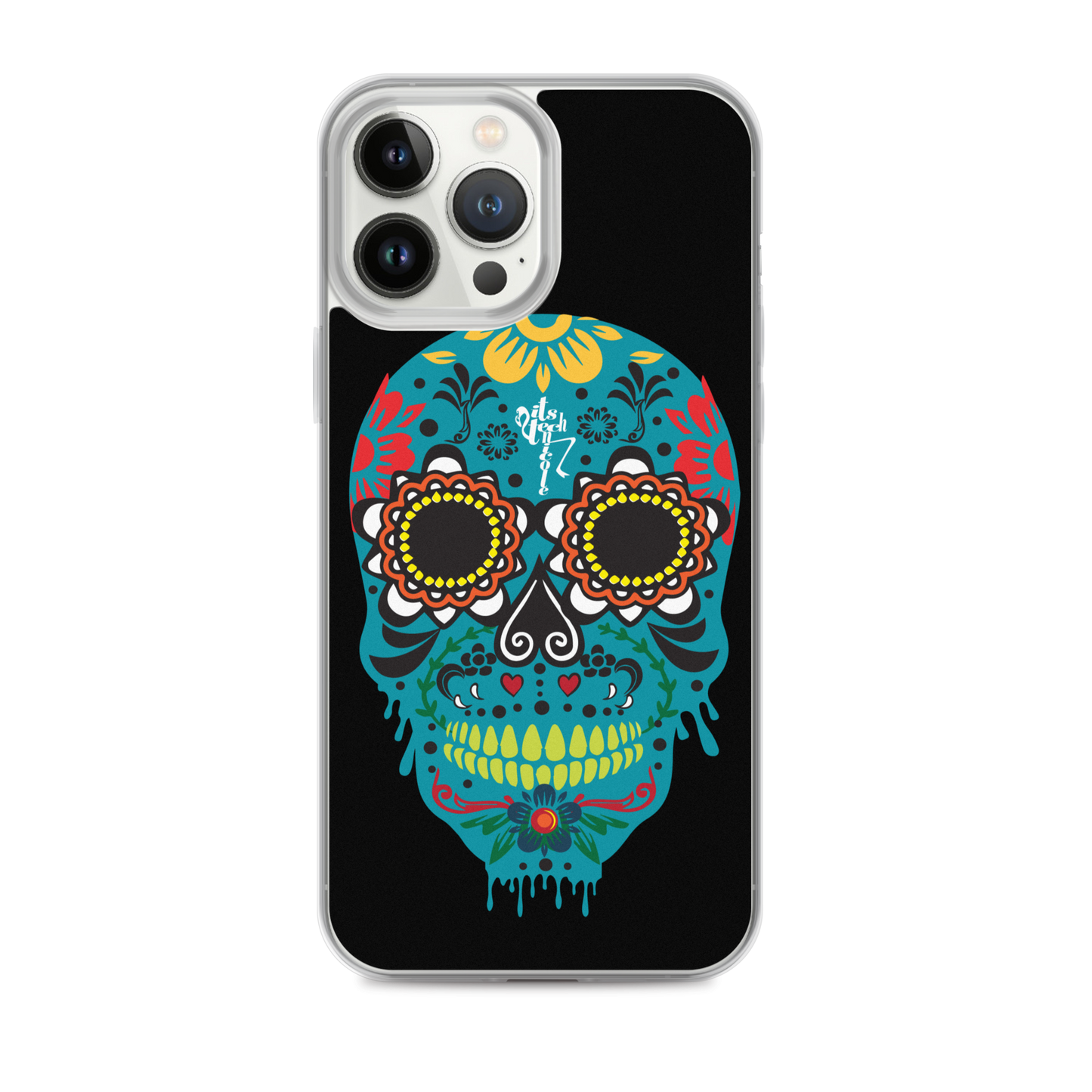 Dia de los Muertos Azul iPhone Case