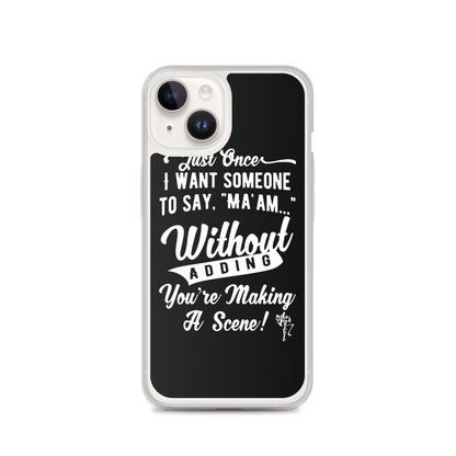 Making a Scene iPhone Case