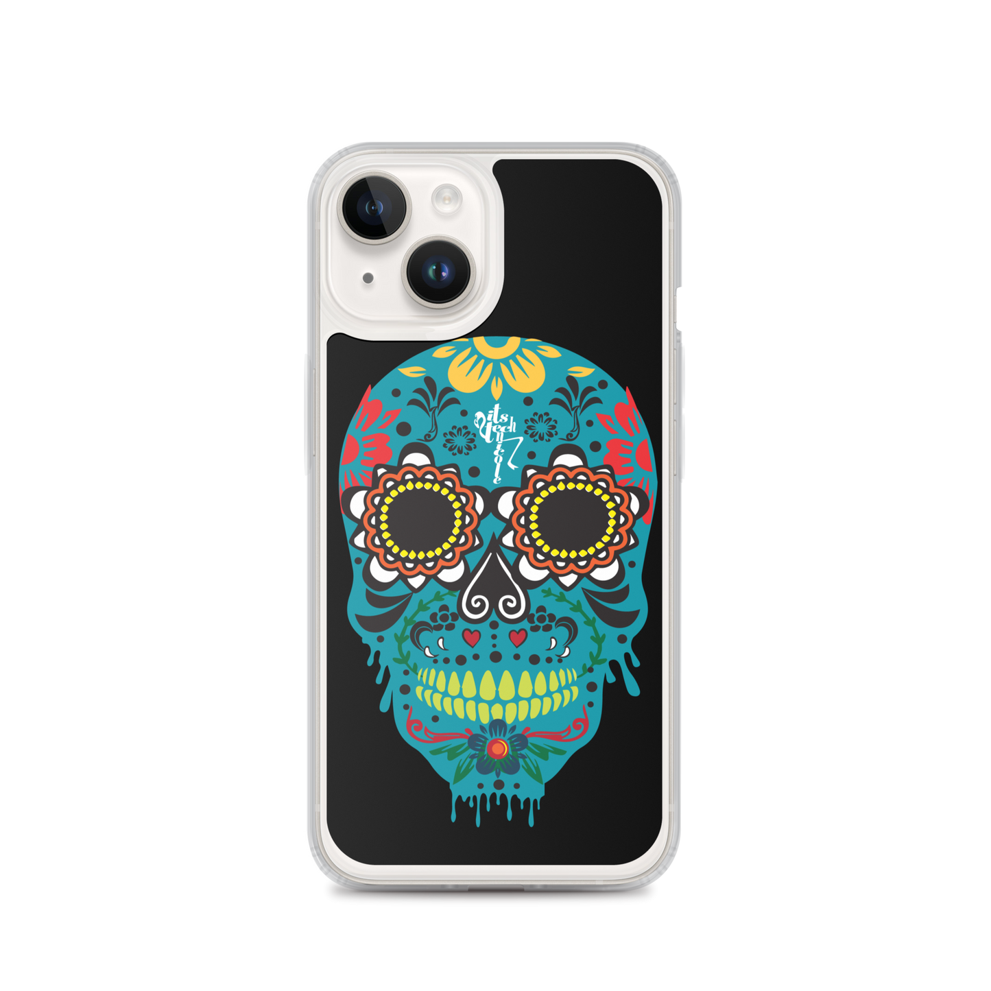 Dia de los Muertos Azul iPhone Case