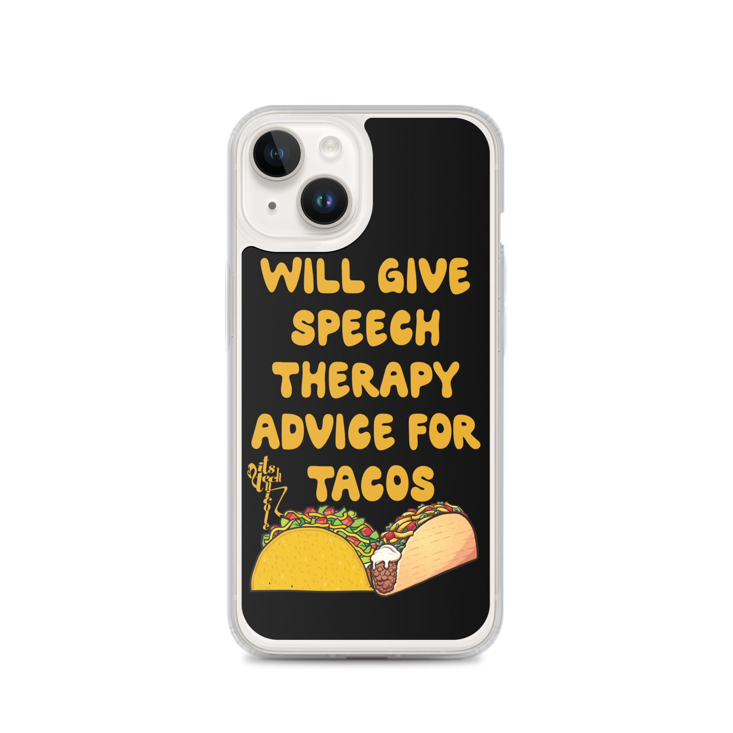 Speech Therapy for Tacos iPhone Case