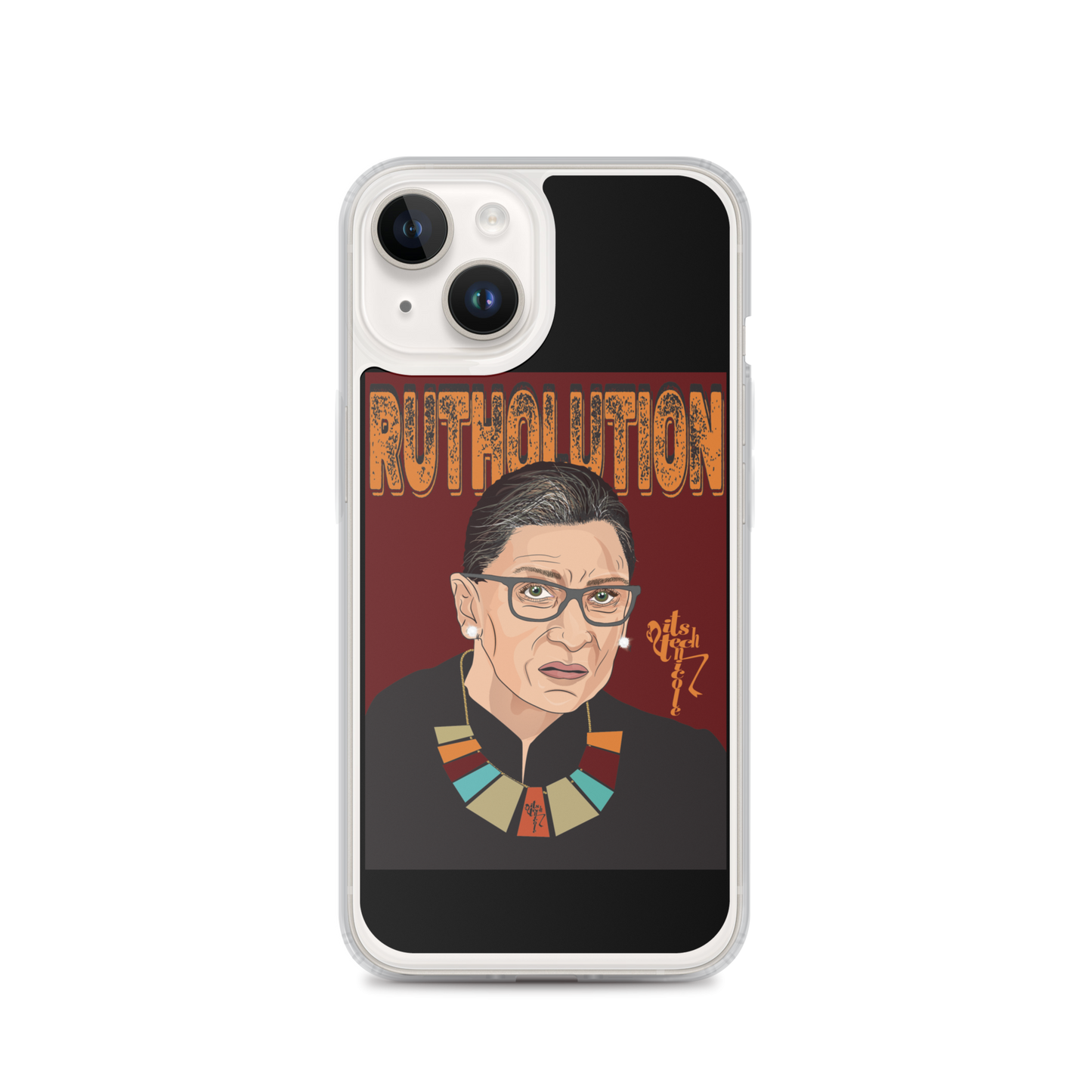 Ruth Bader Ginsburg Tribute Art iPhone Case