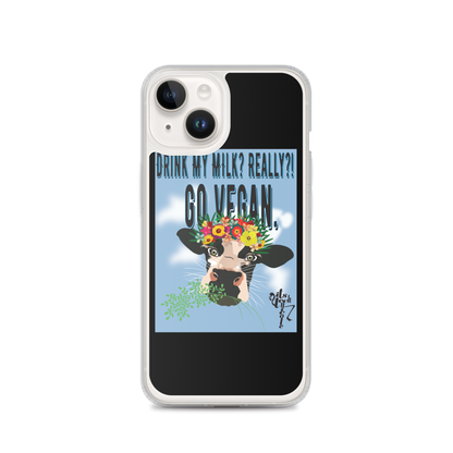 Go Vegan iPhone Case