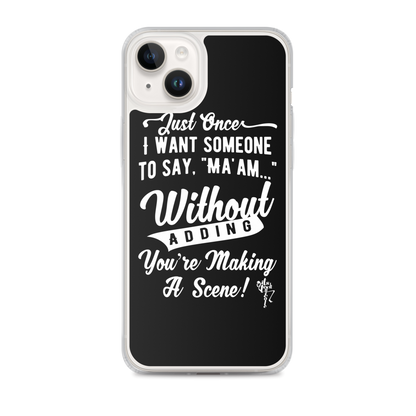 Making a Scene iPhone Case