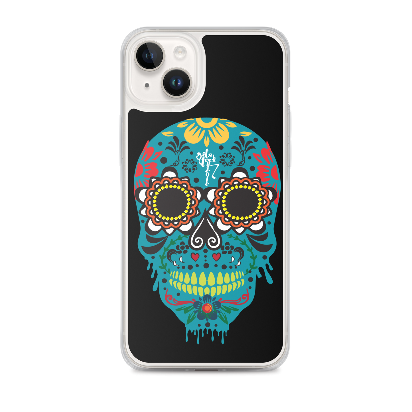 Dia de los Muertos Azul iPhone Case