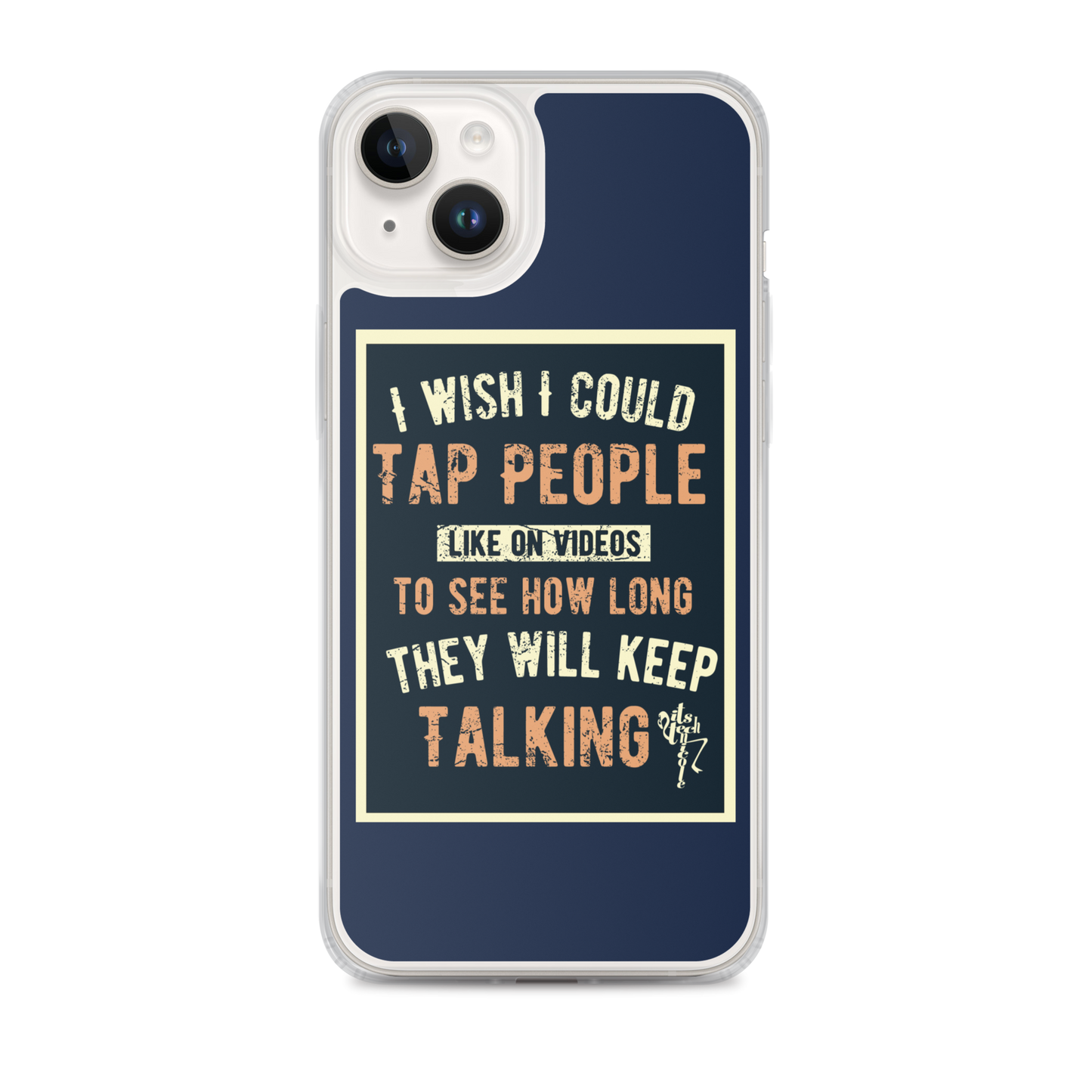 Stop Talking! iPhone Case