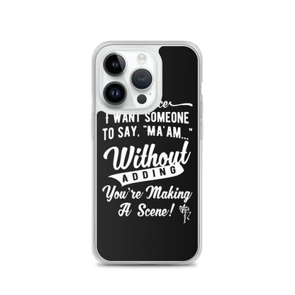 Making a Scene iPhone Case