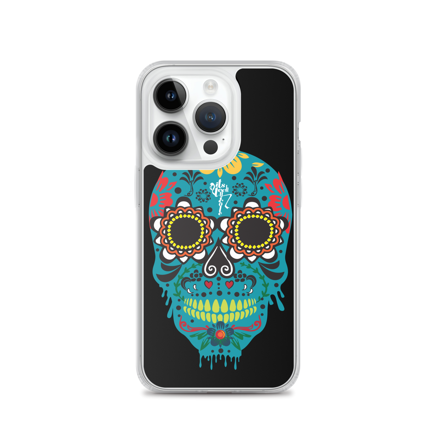 Dia de los Muertos Azul iPhone Case