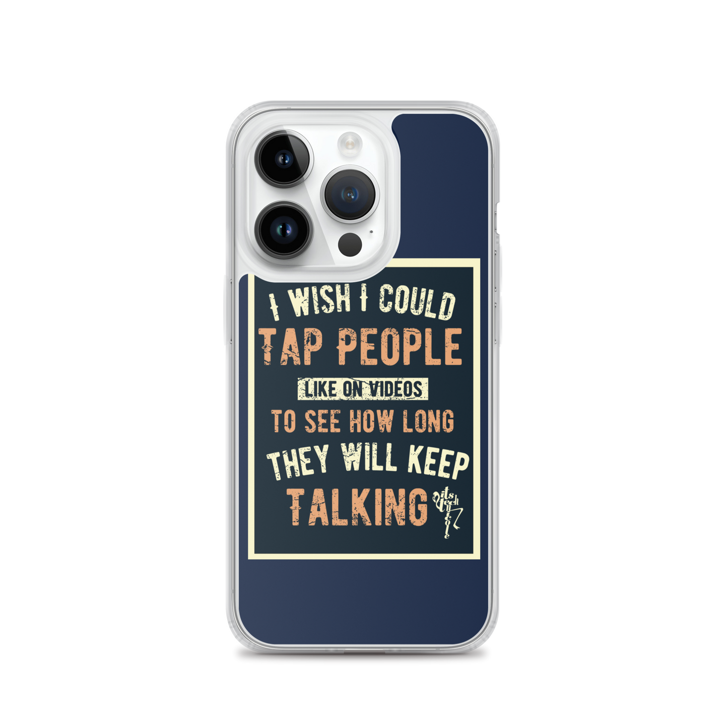 Stop Talking! iPhone Case