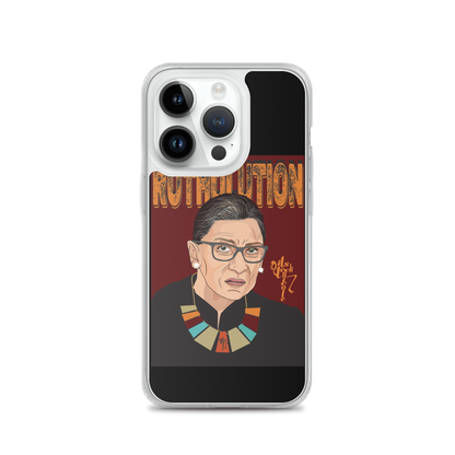 Ruth Bader Ginsburg Tribute Art iPhone Case