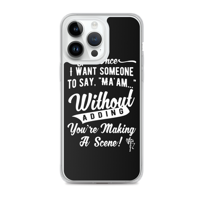 Making a Scene iPhone Case