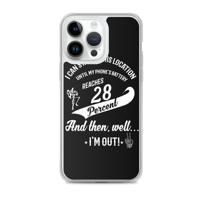 28% Battery iPhone Case