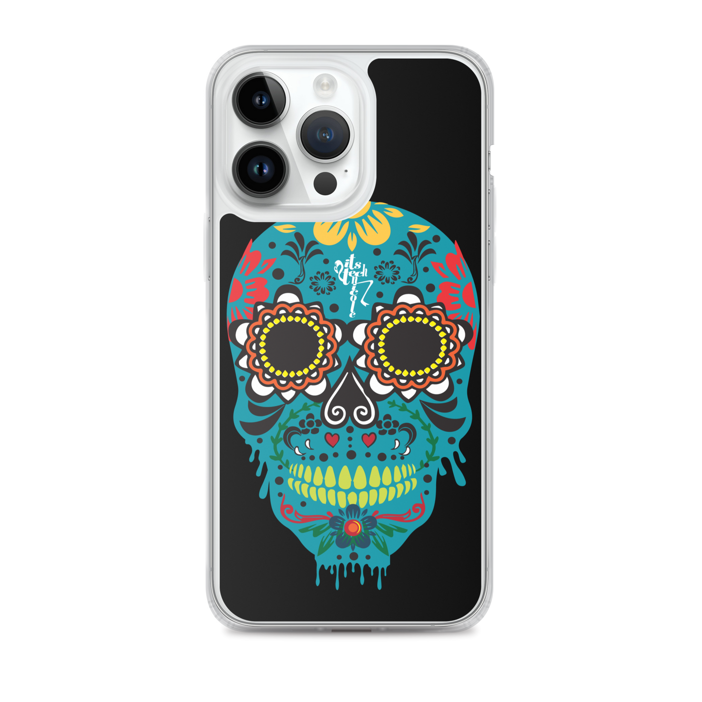 Dia de los Muertos Azul iPhone Case