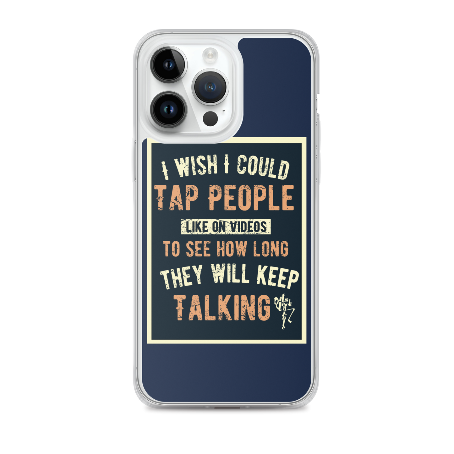 Stop Talking! iPhone Case