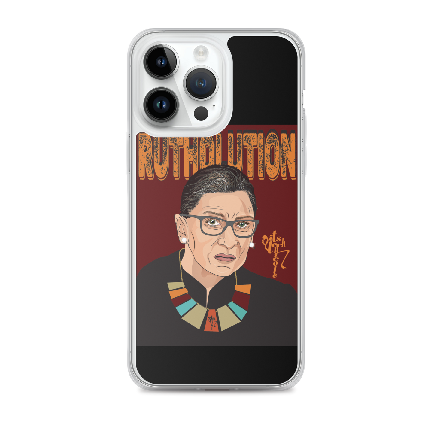 Ruth Bader Ginsburg Tribute Art iPhone Case
