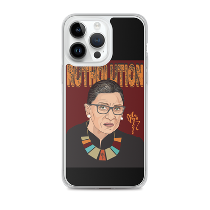 Ruth Bader Ginsburg Tribute Art iPhone Case