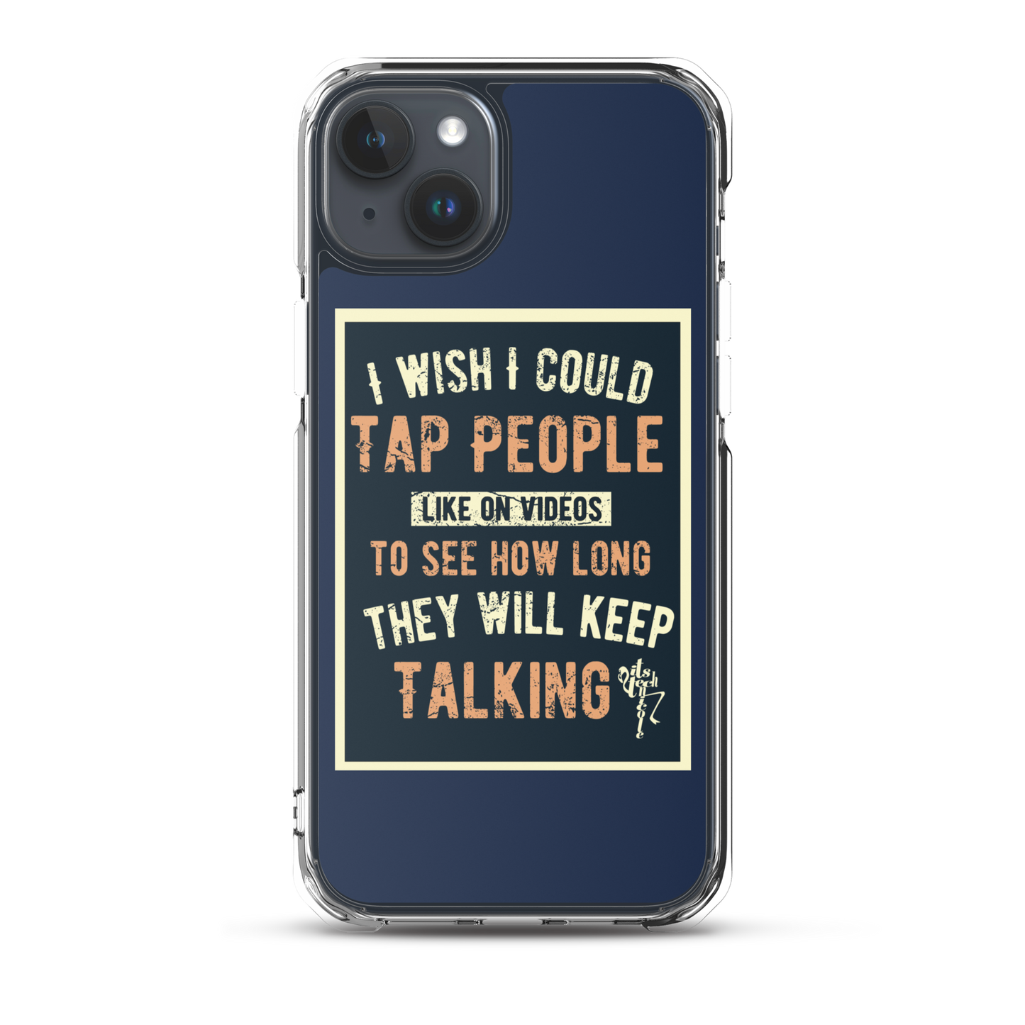 Stop Talking! iPhone Case