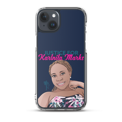 Justice for Karlnita Marks Series 2 iPhone Case