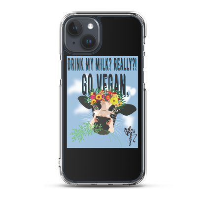 Go Vegan iPhone Case
