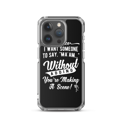 Making a Scene iPhone Case