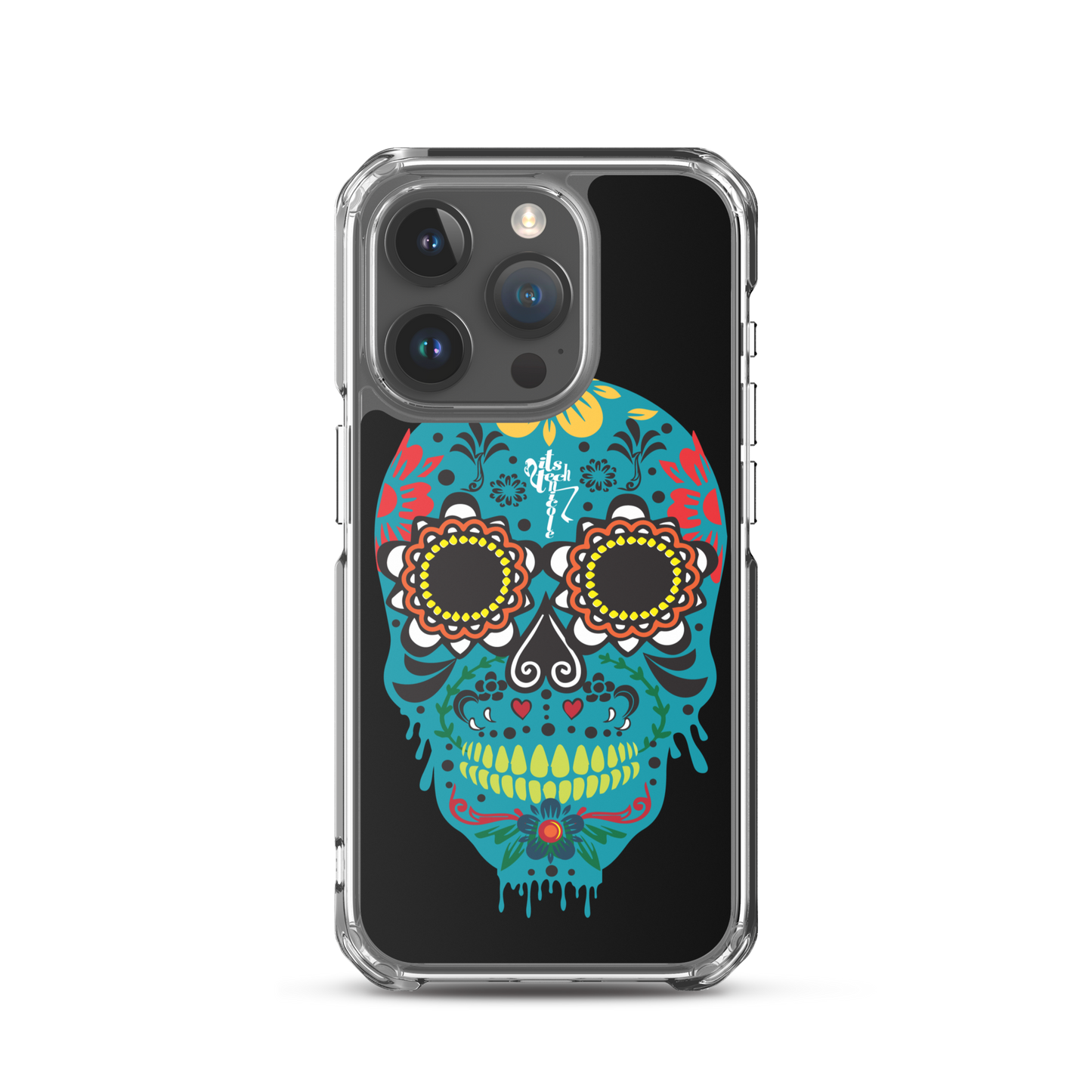 Dia de los Muertos Azul iPhone Case