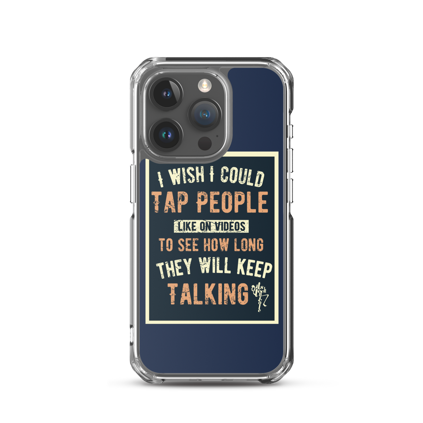Stop Talking! iPhone Case