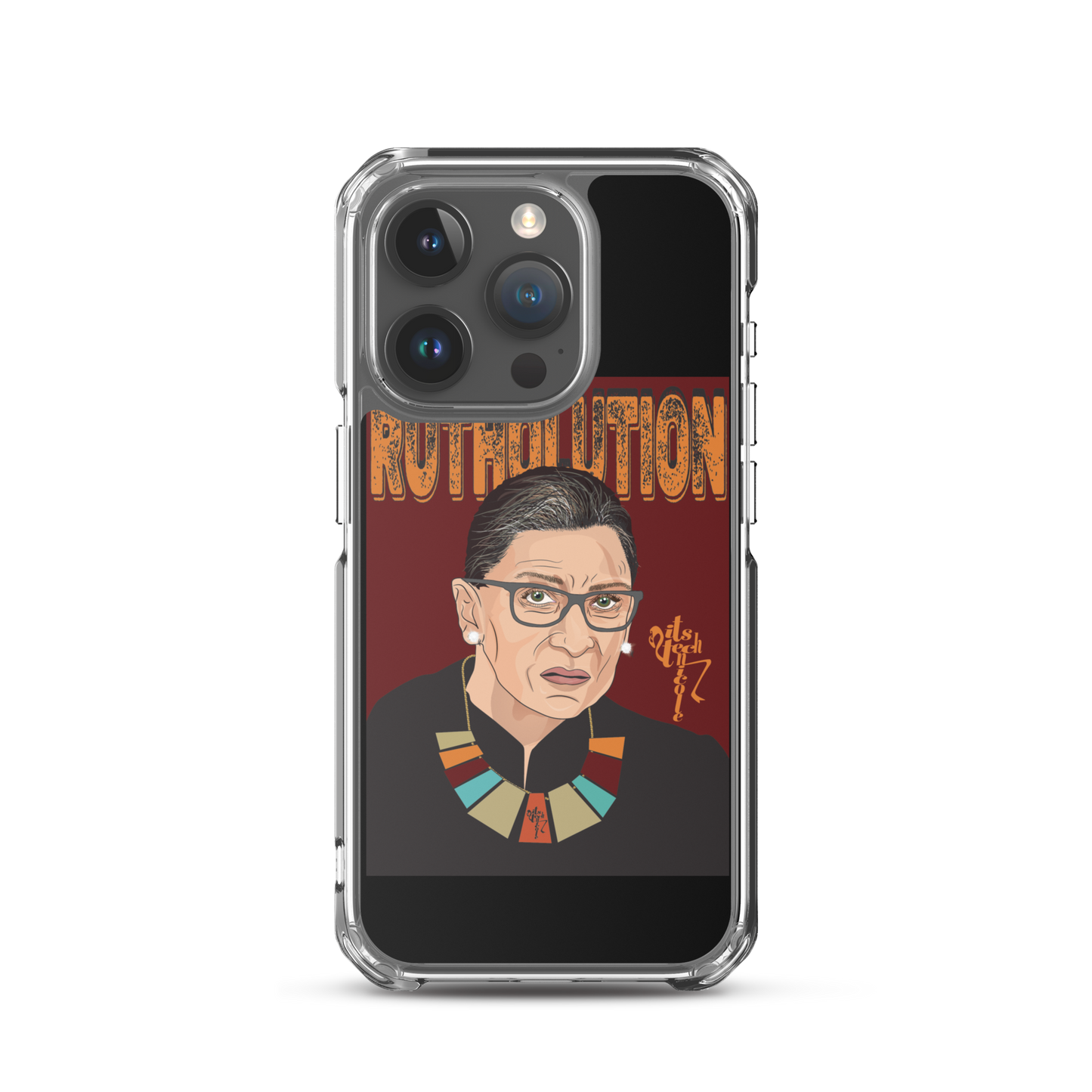Ruth Bader Ginsburg Tribute Art iPhone Case