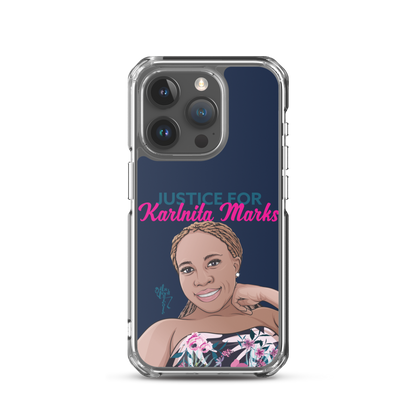 Justice for Karlnita Marks Series 2 iPhone Case