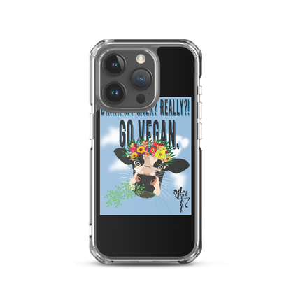 Go Vegan iPhone Case