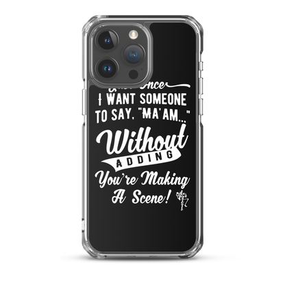 Making a Scene iPhone Case