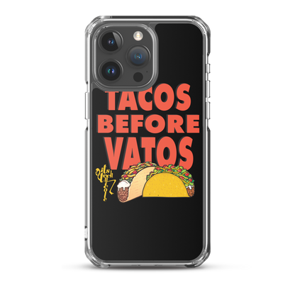 Tacos Before Vatos iPhone Case